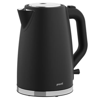 Pronti Silver Noir Collection 1.7L Electric Kettle - Image 3