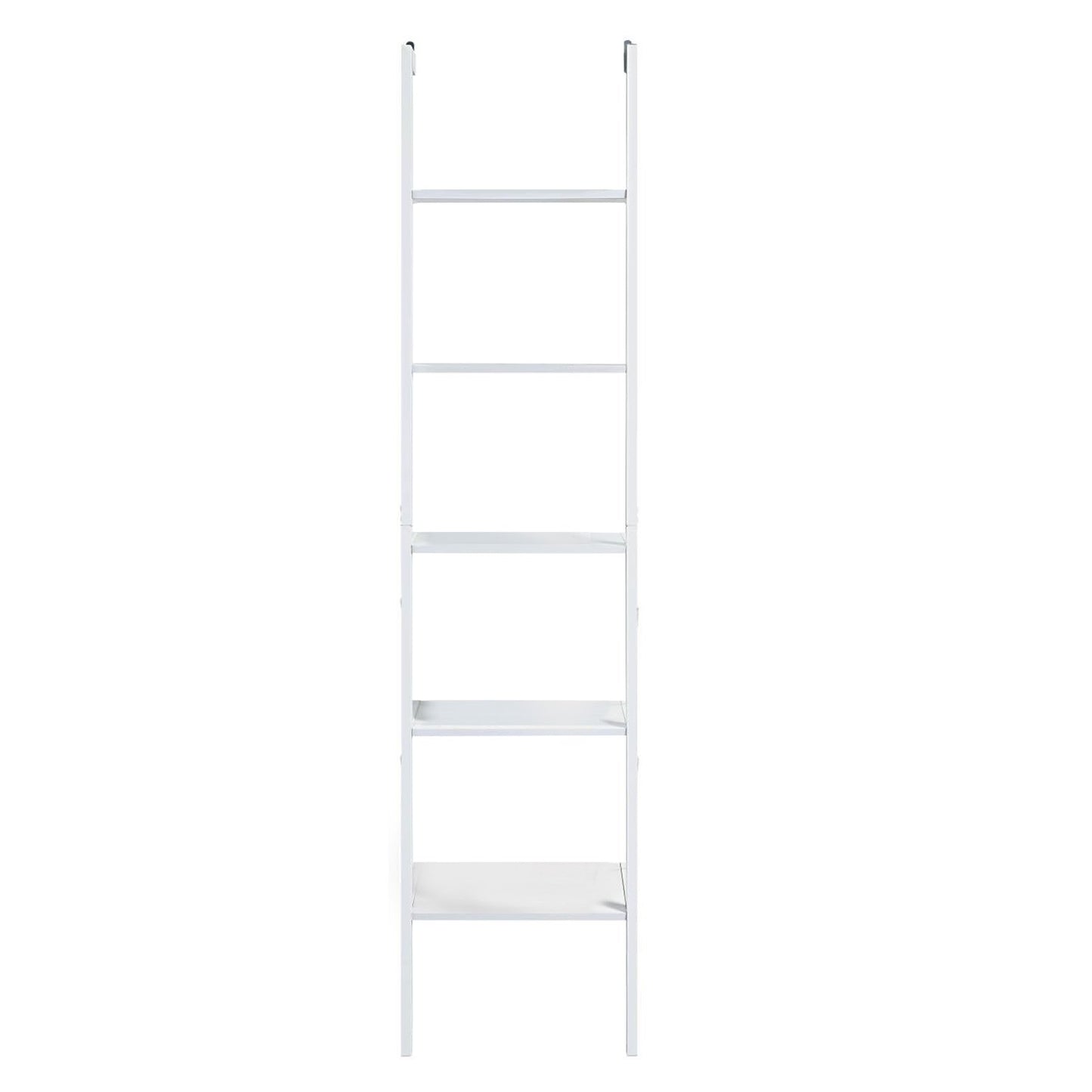 Sarantino Amelia 5-Tier Ladder Shelf in White - Image 2