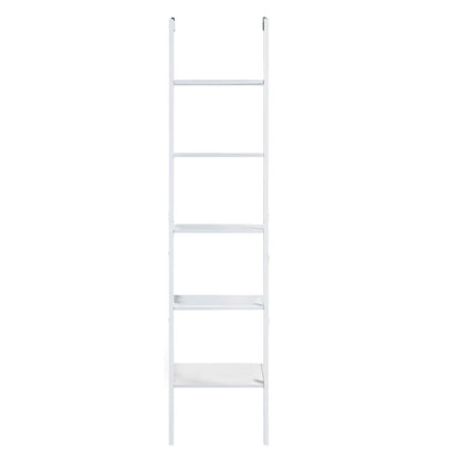 Sarantino Amelia 5-Tier Ladder Shelf in White - Image 2
