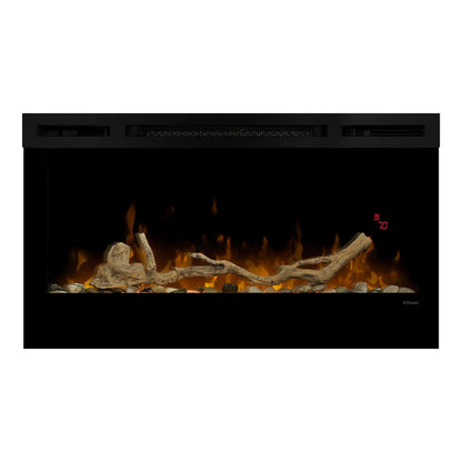 Dimplex 34-inch Linear Fireplace Driftwood and River Rock Accessory Package - Image 3
