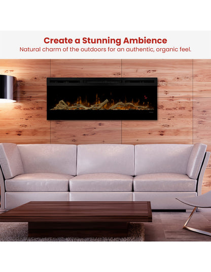 Dimplex 50-inch Linear Fireplace Driftwood and River Rock Accessory Package - Image 7