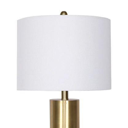 Sarantino Metal and Marble Table Lamp in Black - Image 2