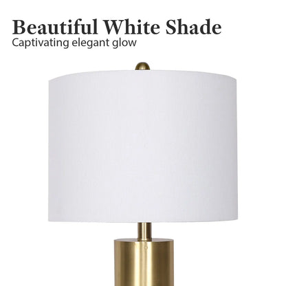 Sarantino Metal and Marble Table Lamp in Black - Image 6