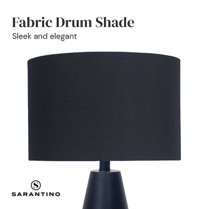 Sarantino Metal Table Lamp in Black and Gold - Image 3