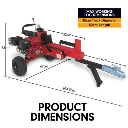 Yukon 15 Ton Unleaded Petrol Log Splitter - Image 5