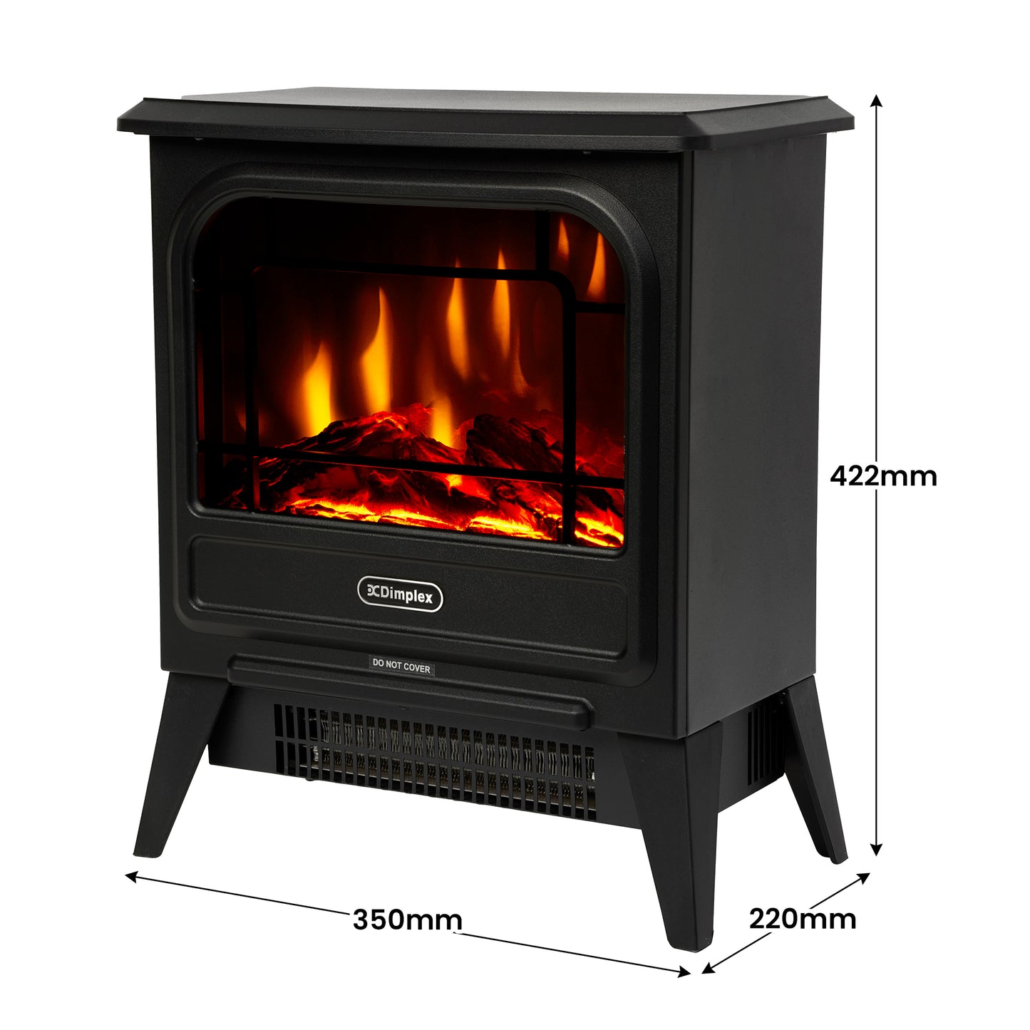 Dimplex 1.2kW MicroStove Optiflame Portable Electric Fire Stove - Image 4