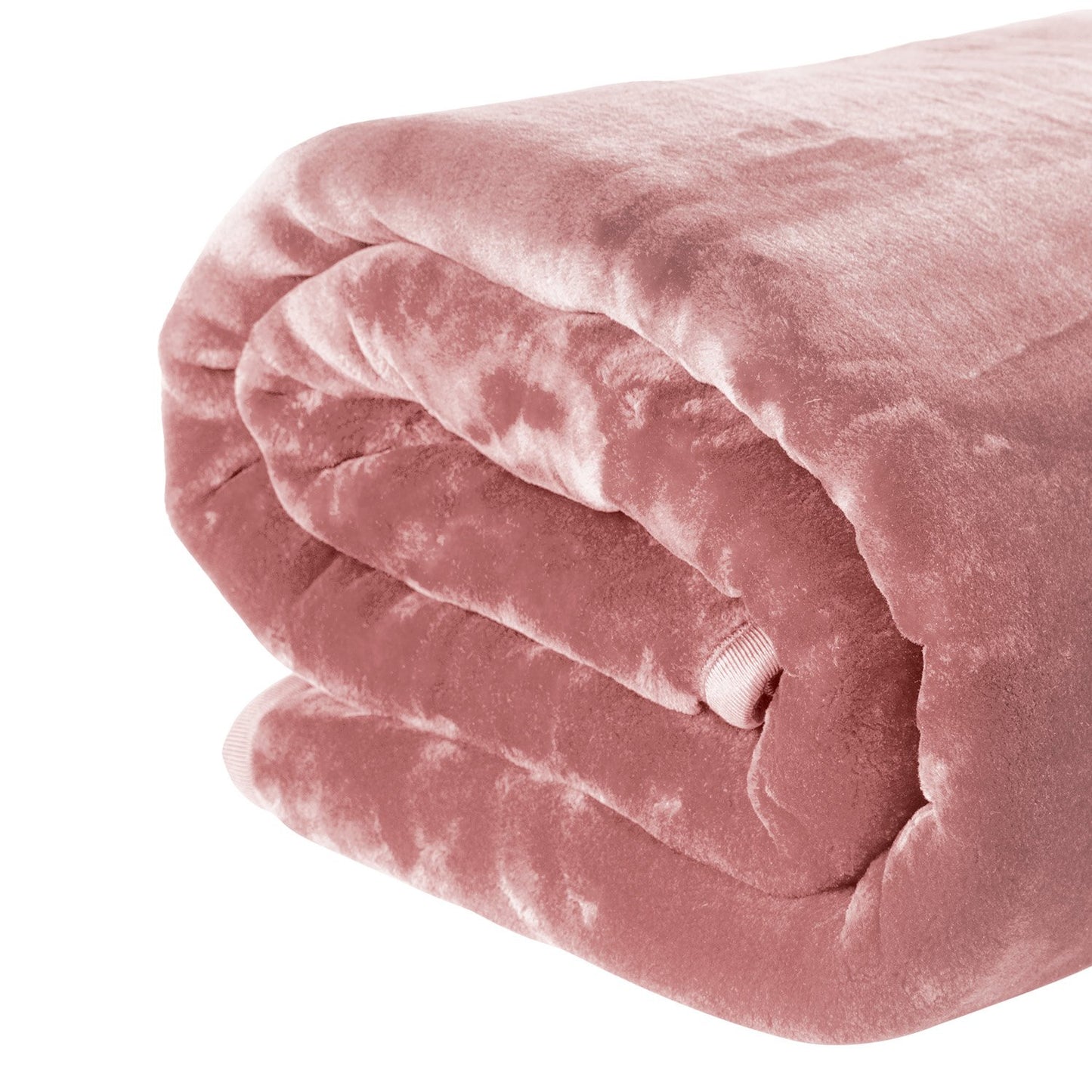 Laura Hill Mink Blanket Queen Size Double-sided Soft Plush Bed Faux Throw Rug 220 X 240cm (pink) - Image 2