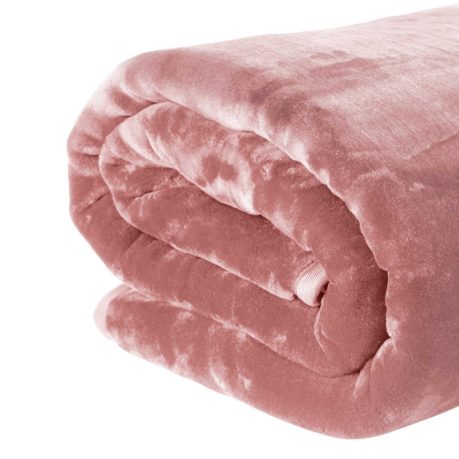 Laura Hill Mink Blanket Queen Size Double-sided Soft Plush Bed Faux Throw Rug 220 X 240cm (pink) - Image 2