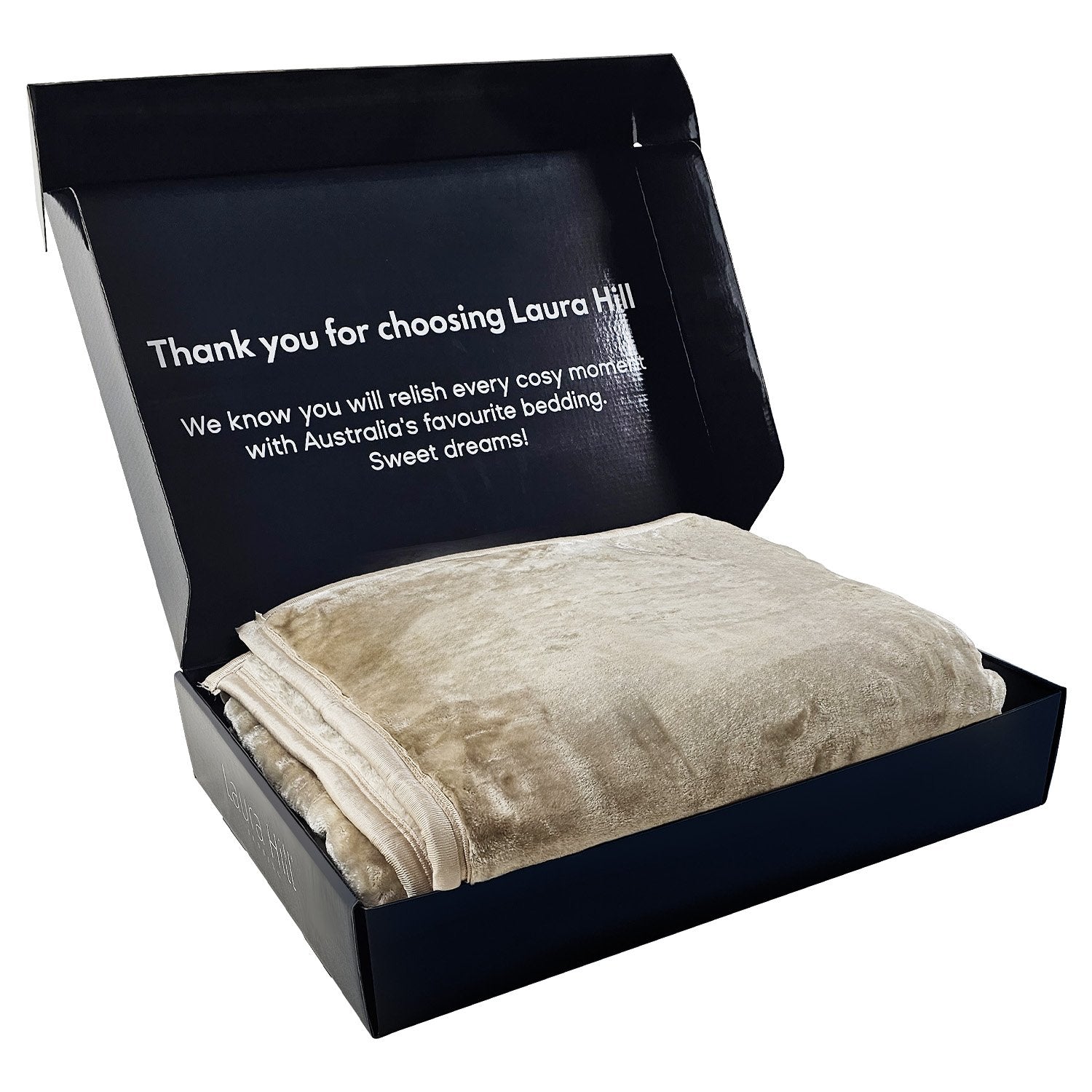 Laura Hill 800-GSM Mink Blanket Queen Size Double-Sided Soft Plush Bed Faux Throw Rug 220 X 240cm Heavy Sage - Image 8