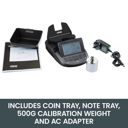 Ratiotec Digital Coin Note Money Counter Currency Scales Australian Notes Portable - Made In Germany - Image 7