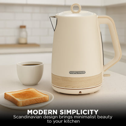 Morphy Richards 1.7L Electric Kettle Essence Scandi Swivel Base Boil-Dry Protection - Image 9