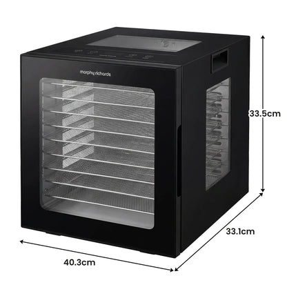 Morphy Richards 10-Shelf Food Dehydrator with 10 Preset Programs and Timer - Image 3