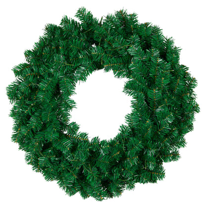 Christabelle 61cm Chadwick Christmas Wreath with LED Lights Front Door Decoration Ornament - Image 2