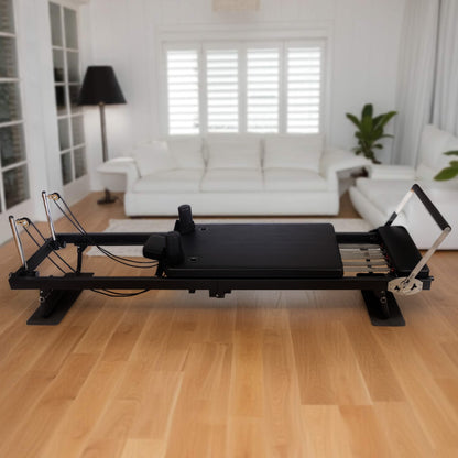 Powertrain Aria Steel Foldable Pilates Board Reformer Multifunctional Core Exercise Set Ab Trainer With Platform Extender Sitting Box Jumpboard And Footbar For Indoor Outdoor Full Body Fitness Home - Image 6