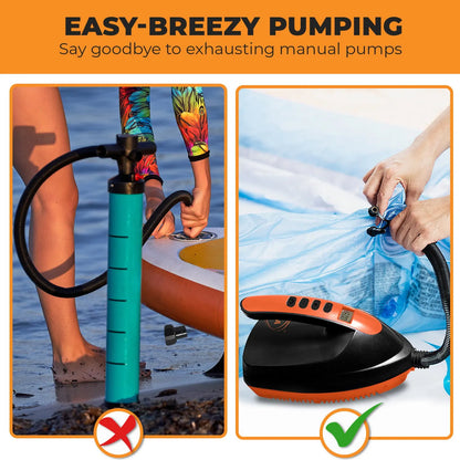 Kahuna Portable Electric Air Pump 12V for Inflatable Paddle Boards - Image 6