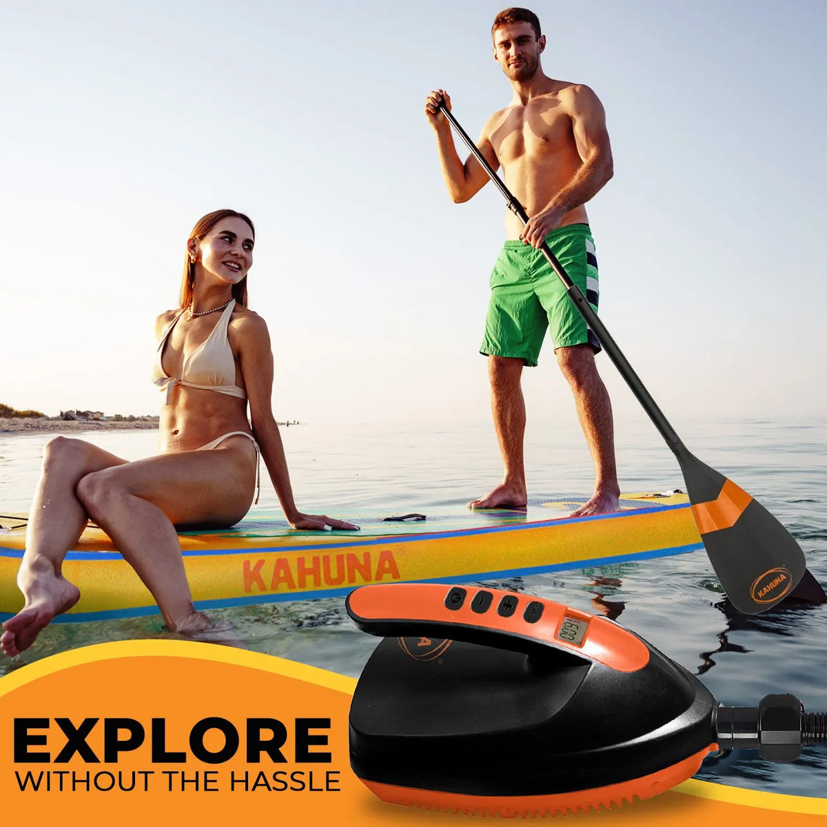 Kahuna Portable Electric Air Pump 12V for Inflatable Paddle Boards - Image 7