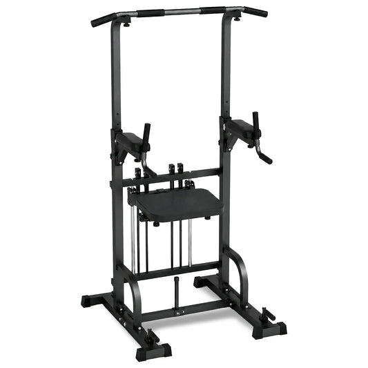 Powertrain Pull-Up & Dip Power Tower Multifunction Strength Training Station