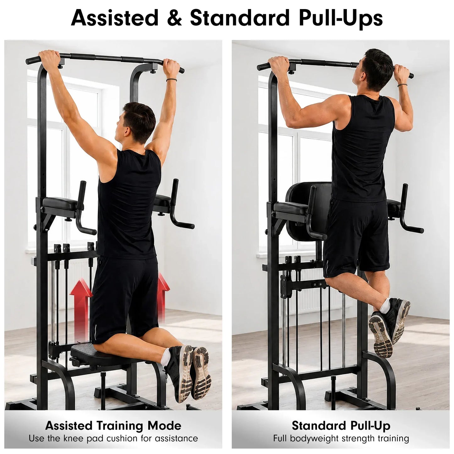 Powertrain Pull-Up & Dip Power Tower Multifunction Strength Training Station - Image 5