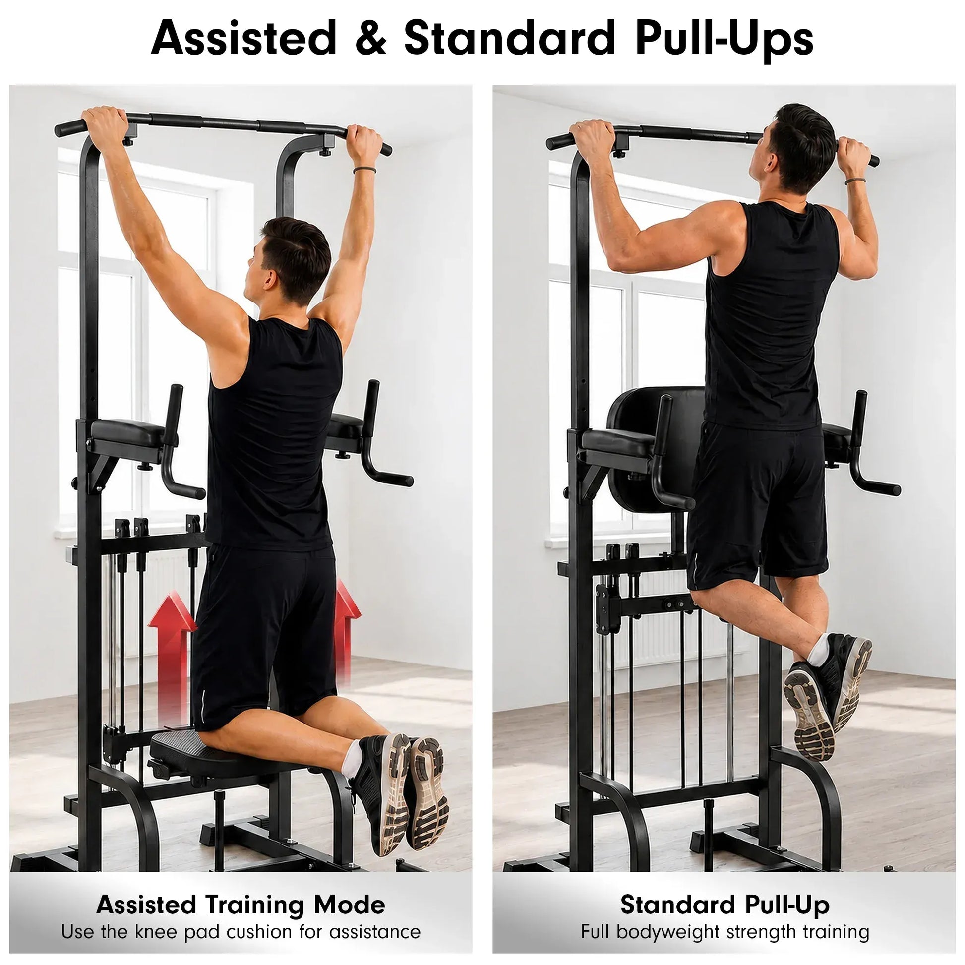 Powertrain Pull-Up & Dip Power Tower Multifunction Strength Training Station - Image 5