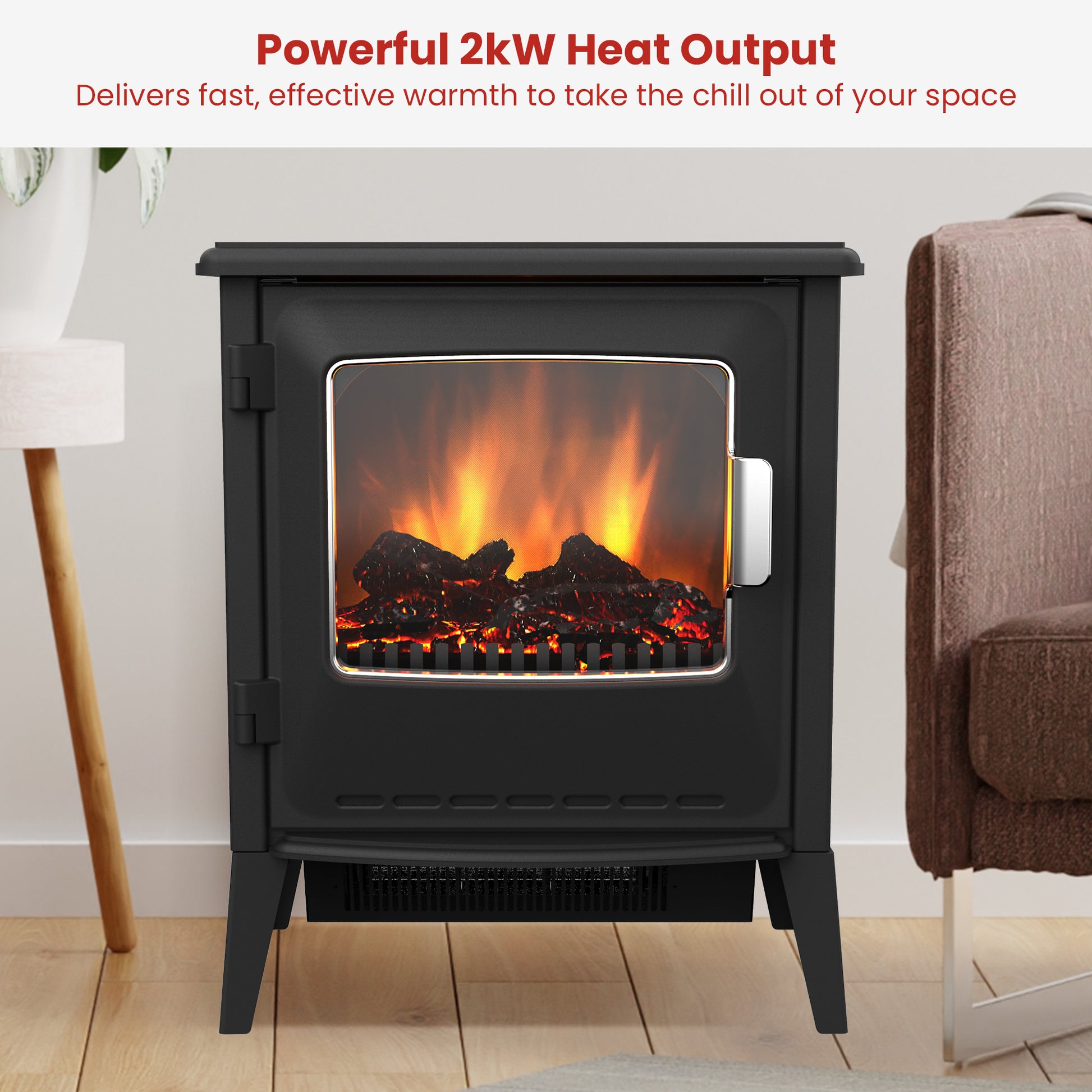Dimplex 2kW Riley Portable Electric Fire Stove - Image 7