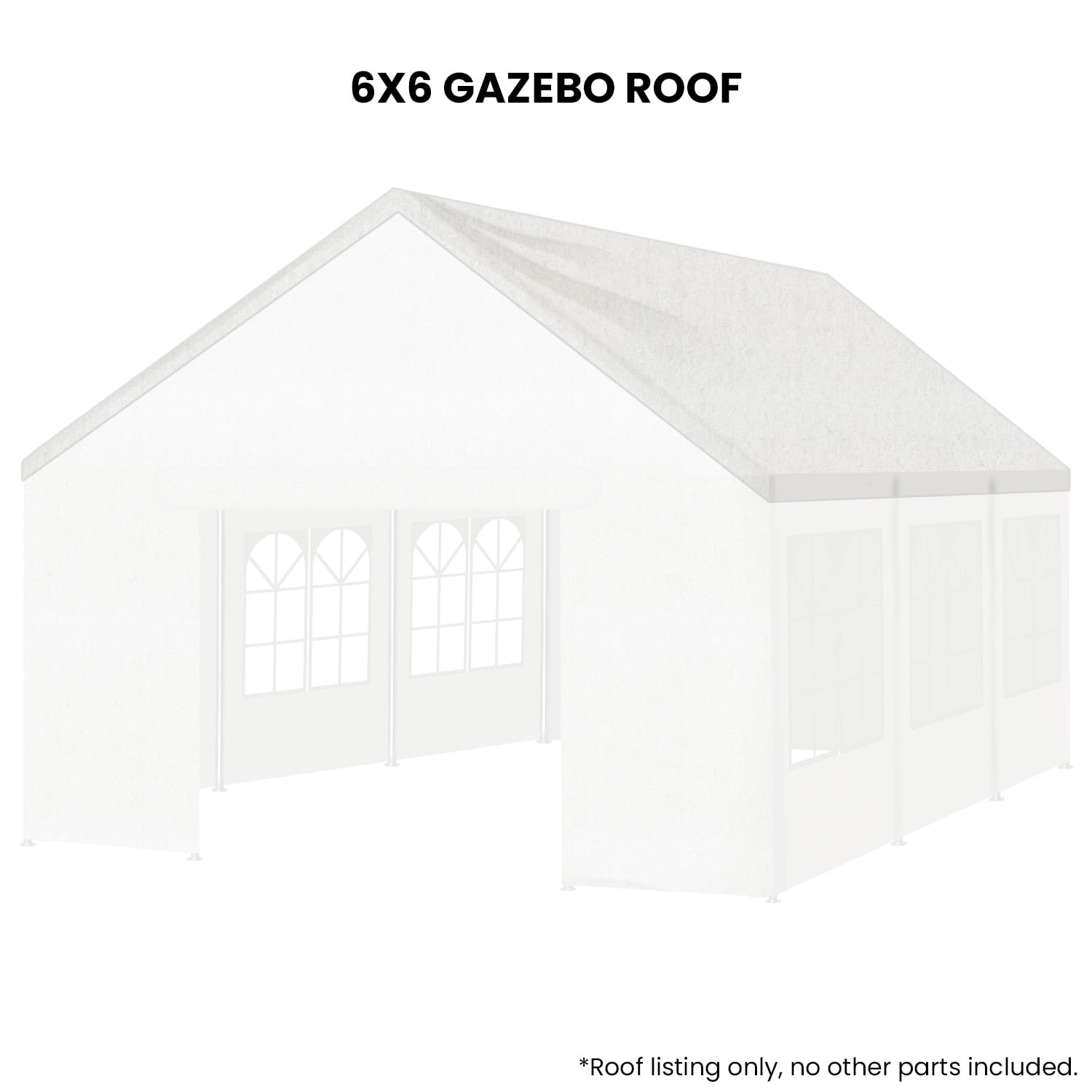 Wallaroo 6x6 White Premium Outdoor Event Marquee Roof Spare Part - Image 2