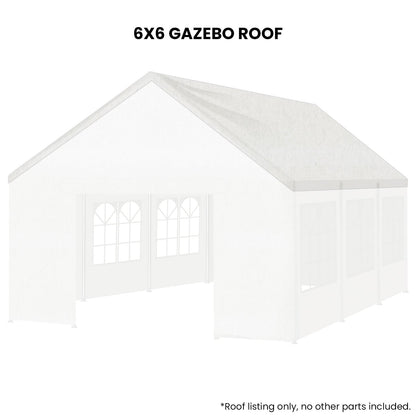 Wallaroo 6x6 White Premium Outdoor Event Marquee Roof Spare Part - Image 2