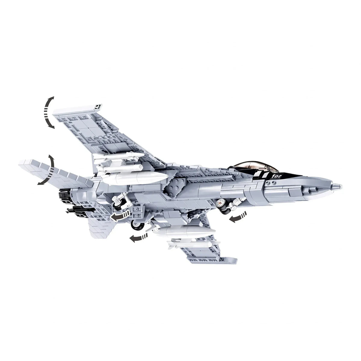 Sluban B0928 Model Kit FA18 Super Hornet Fighter Jet Plane RAAF Military Air Force Building Blocks Super Bumblebee DIY - Image 4