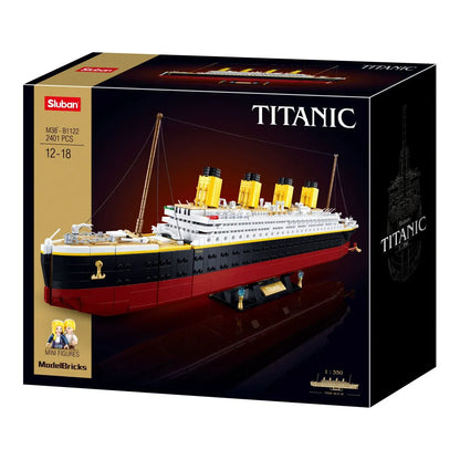Sluban B1122 Model Kit 1:350 RMS Titanic Ocean Liner Cruise Ship Large Model Maritime Building Blocks DIY Construction - Image 2