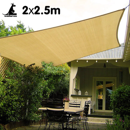 Wallaroo Rectangular Shade Sail 2 x 2.5m - Image 2