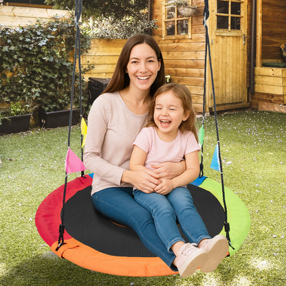 Kahuna Kids 1.2m Tree Saucer Swing Set Round 400kg With Straps Capacity Outdoor - Image 7