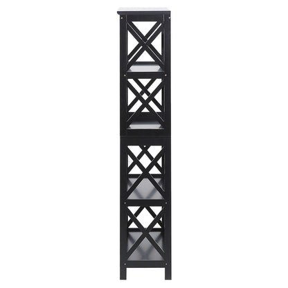 Sarantino Daphne 5-tier Cross Panel Bookshelf - Image 5