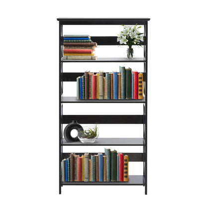 Sarantino Daphne 5-tier Cross Panel Bookshelf - Image 8