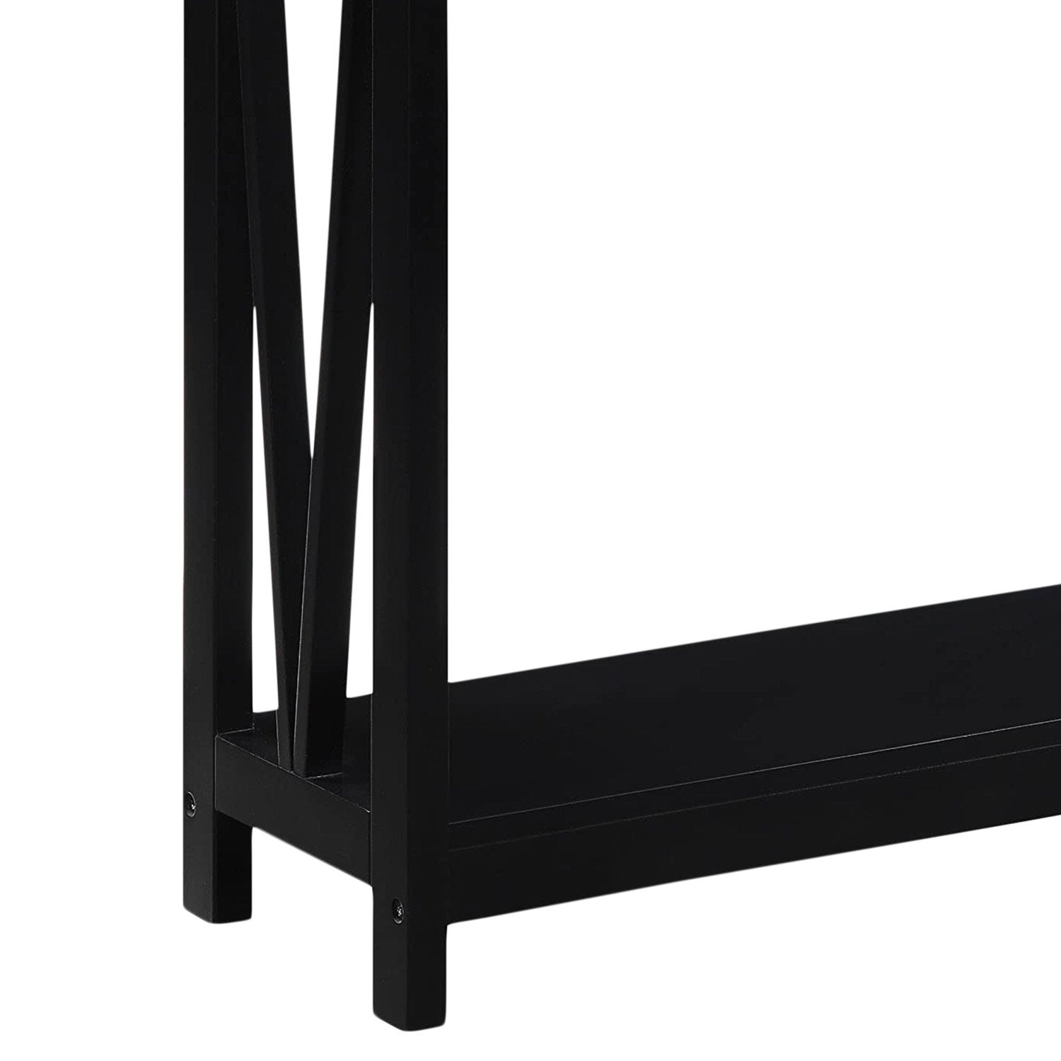 Sarantino Cielo 2-Tier Console Table Dark Walnut - Image 5