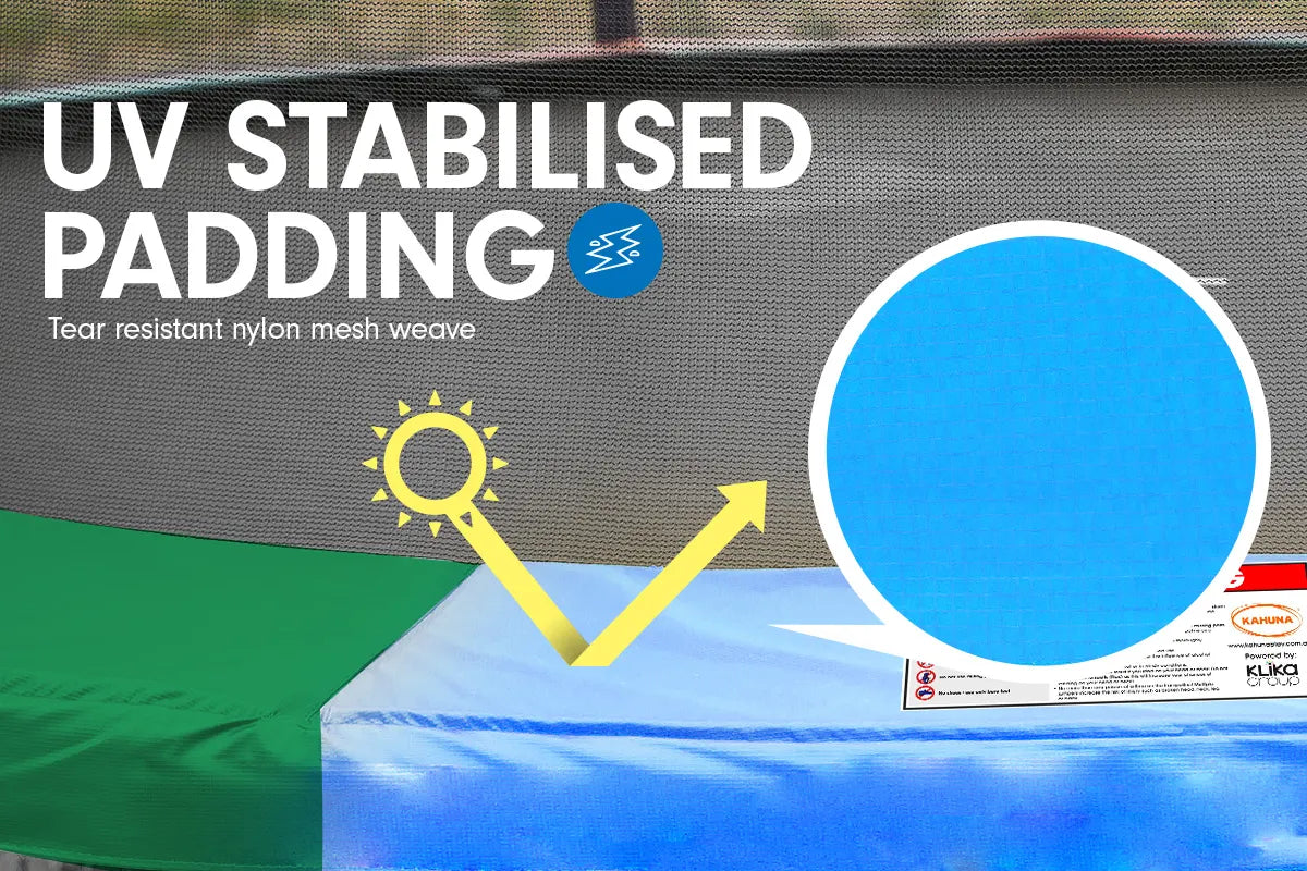 Kahuna 6ft Trampoline Replacement Pad Round - Rainbow - Image 3