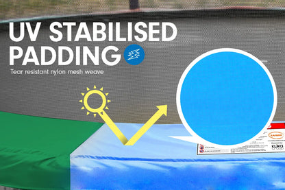 Kahuna 6ft Trampoline Replacement Pad Round - Rainbow - Image 3