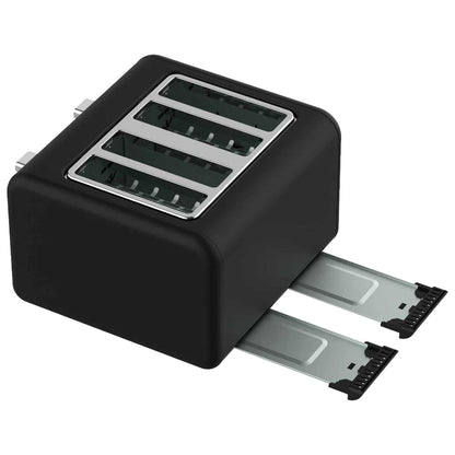 Pronti Silver Noir Collection 4 Slice Toaster with Dual Controls - Image 9
