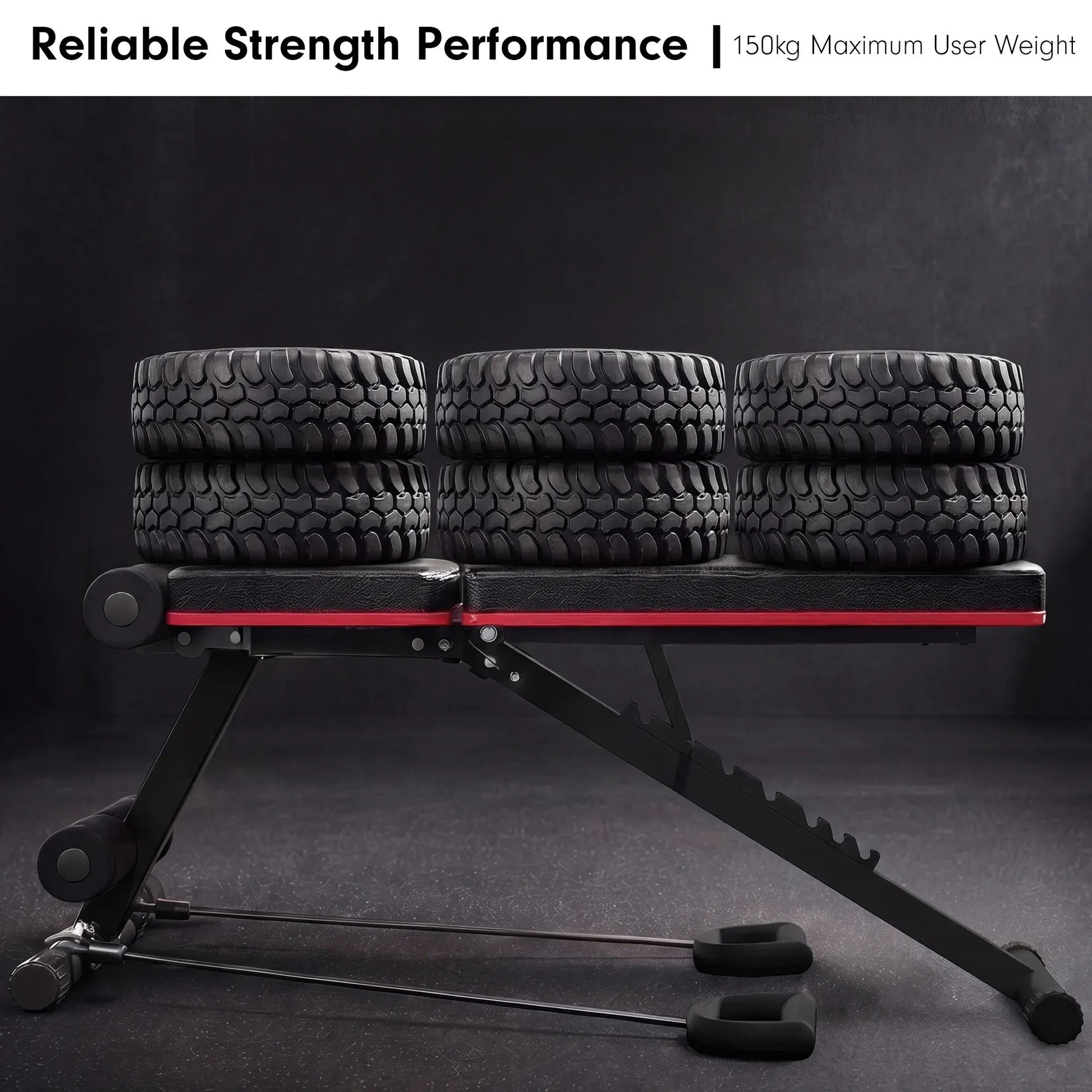 Powertrain Adjustable Weight Bench with Incline Decline And 7 Backrest Positions - Image 9