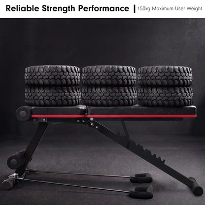 Powertrain Adjustable Weight Bench with Incline Decline And 7 Backrest Positions - Image 9