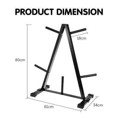 Powertrain Weight Plates Storage Home Gym Rack - Image 3