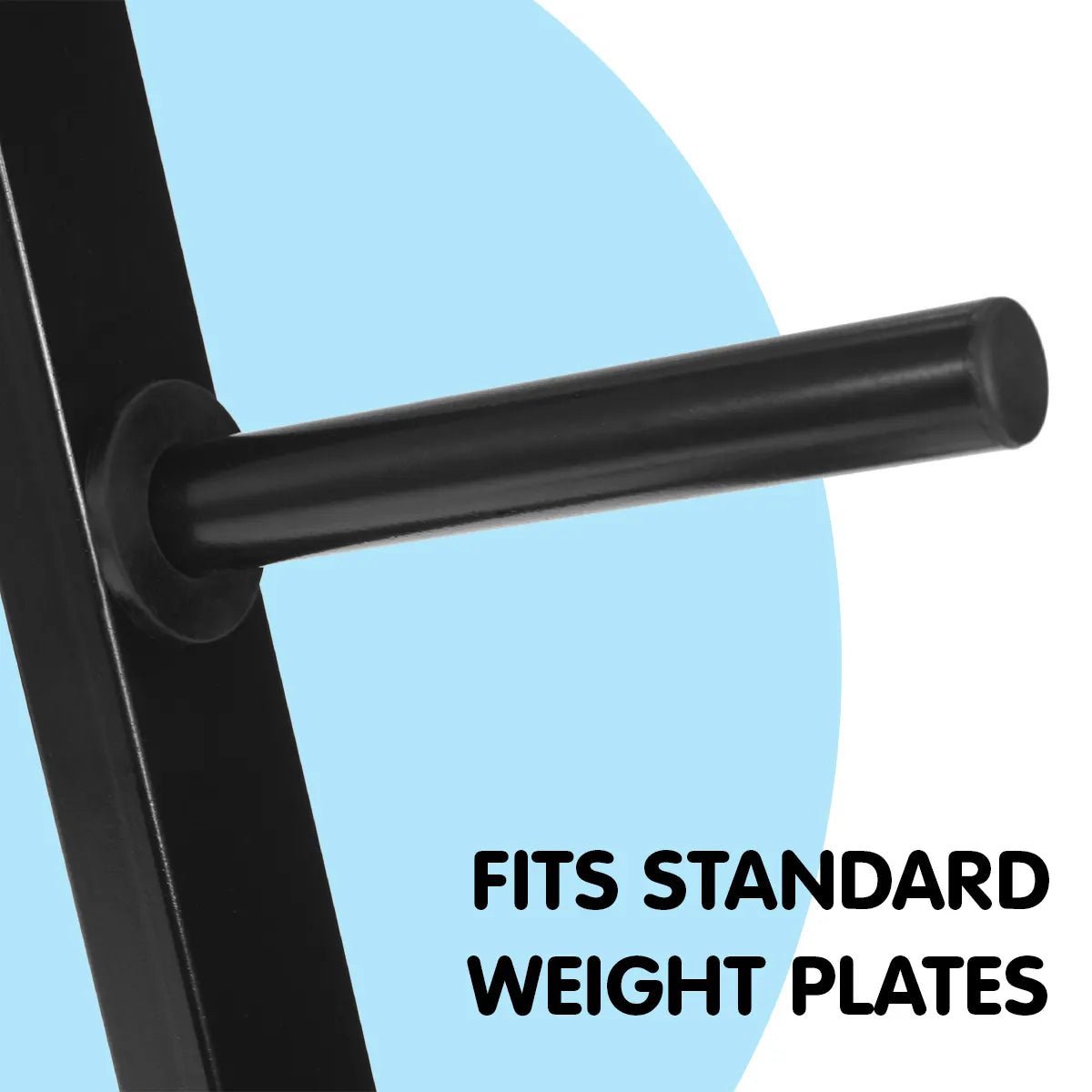 Powertrain Weight Plates Storage Home Gym Rack - Image 4