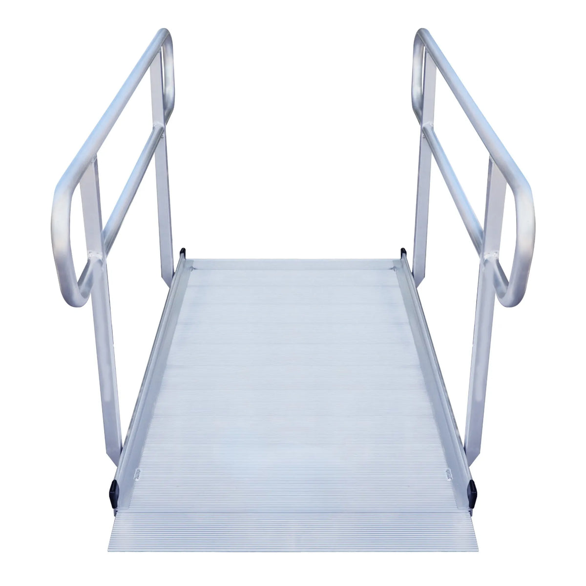 Kartrite 6ft Portable Aluminium Mobility Threshold Access Wheelchair Ramp with Handrails - Image 3