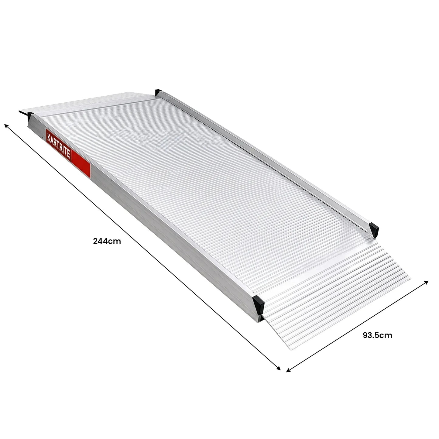 Kartrite 8ft Aluminium Wheelchair Ramp 380kg Capacity 93.5cm Width - Image 3