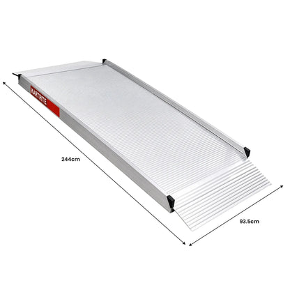 Kartrite 8ft Aluminium Wheelchair Ramp 380kg Capacity 93.5cm Width - Image 3