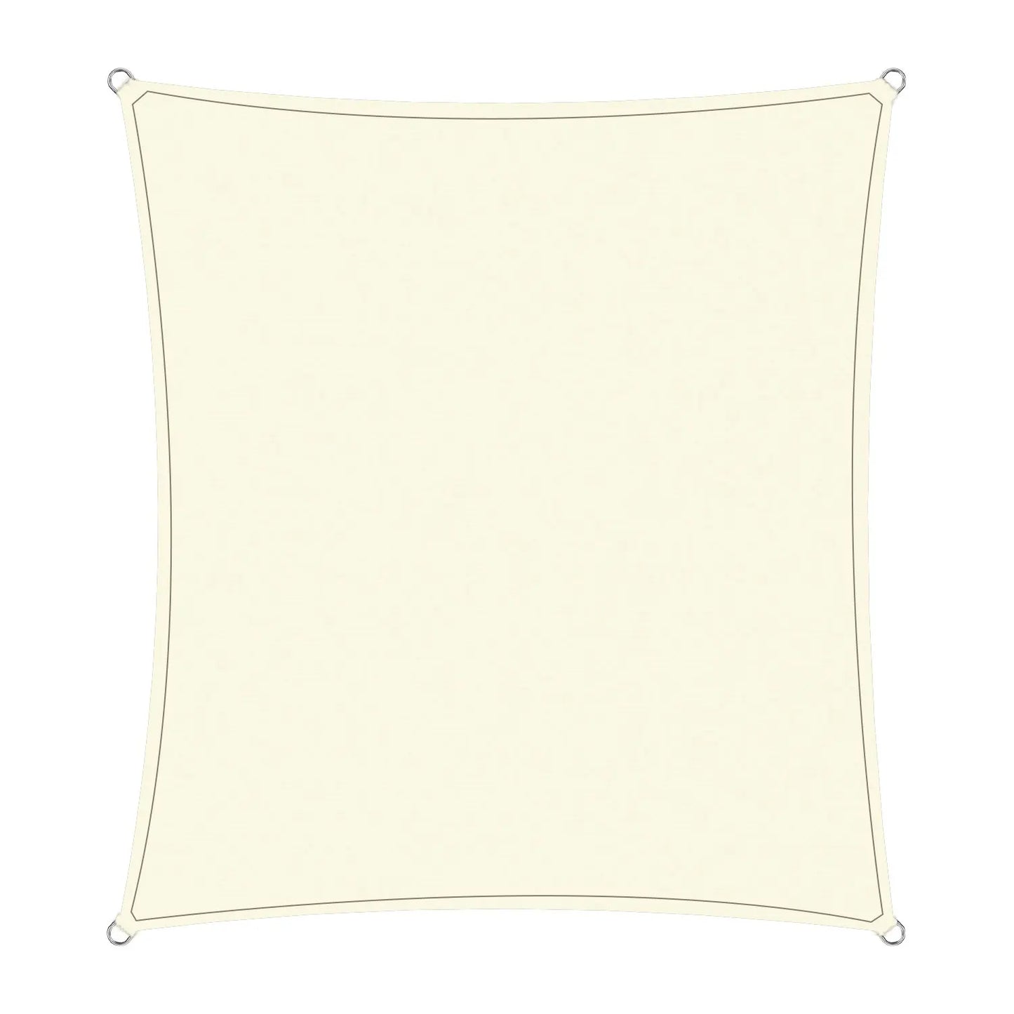Wallaroo Waterproof Outdoor Shade Sail Sun Cloth Square 2.5x2.5M