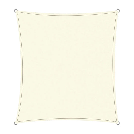 Wallaroo Waterproof Outdoor Shade Sail Sun Cloth Square 2.5x2.5M