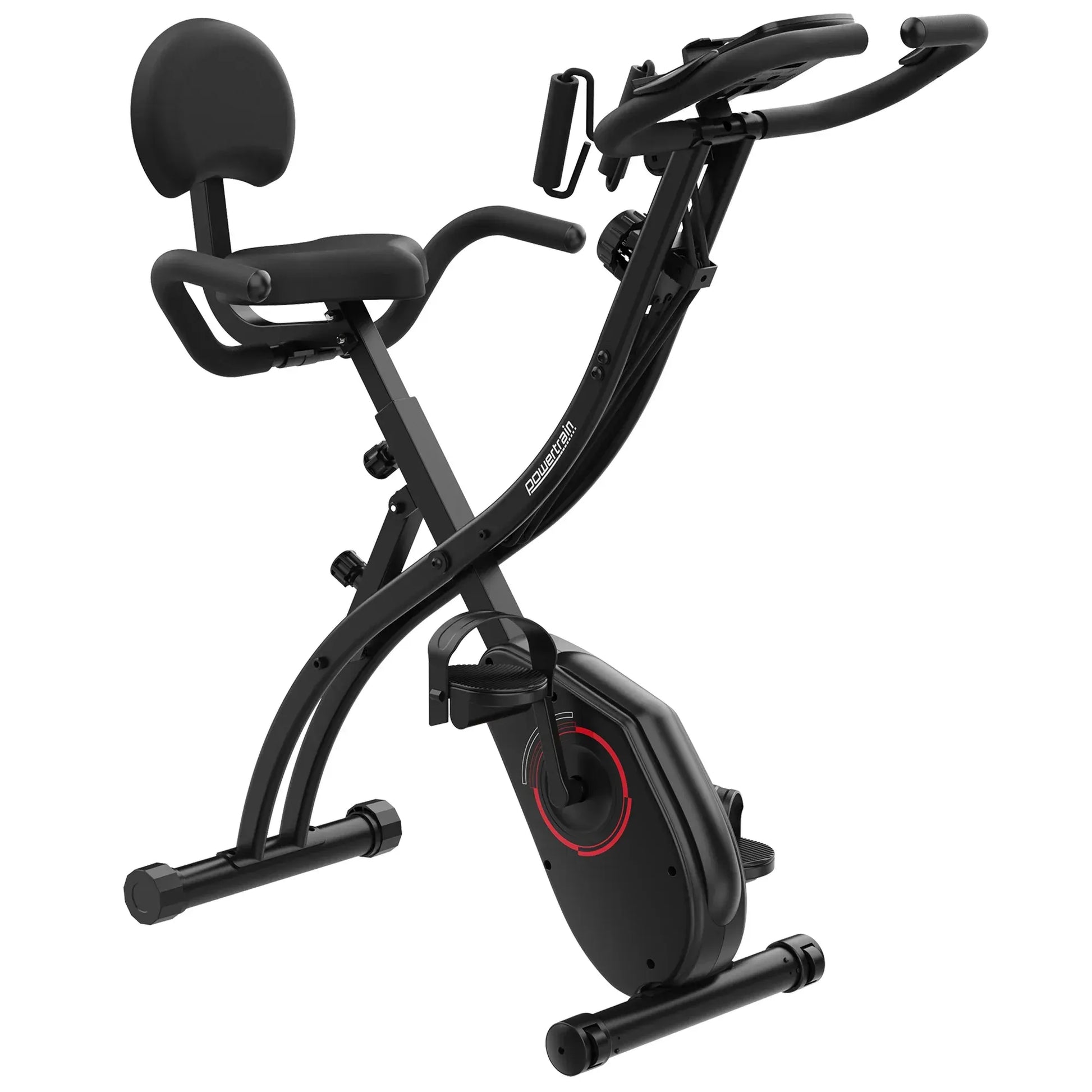 Powertrain 135E 4-in-1 Foldable X-Bike with LCD Display and Resistance Bands - Image 2