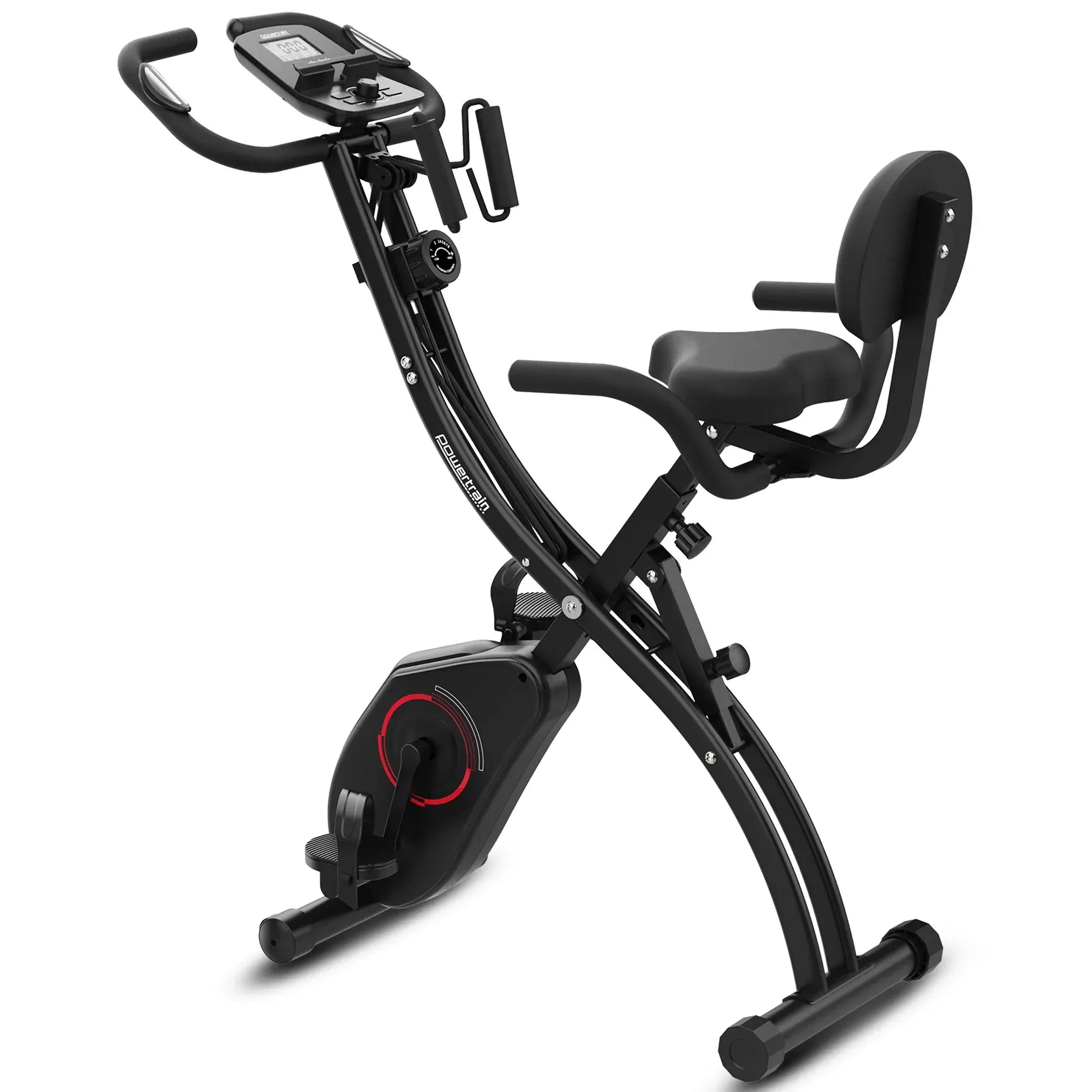Powertrain 135E 4-in-1 Foldable X-Bike with LCD Display and Resistance Bands - Image 6