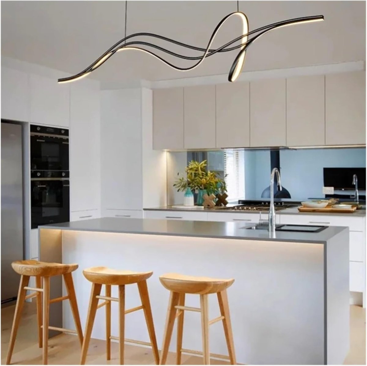 BAMDECOR A203 1.6m Modern minimalist pendant lights for home decoration ceiling pendant light - Image 2