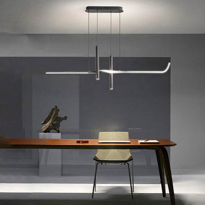 BAMDECOR A206 Modern Black Scandinavian Pendant Light Table Dining Room Living Room Pendant Lighting 1.2 Meters - Image 3