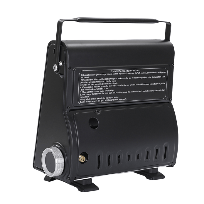 AMZ 1700W 2-in-1 Portable Outdoor Camping Butane Gas Heater Stove Steel Iron Aluminium Metal Manual Application for Travel - Image 3